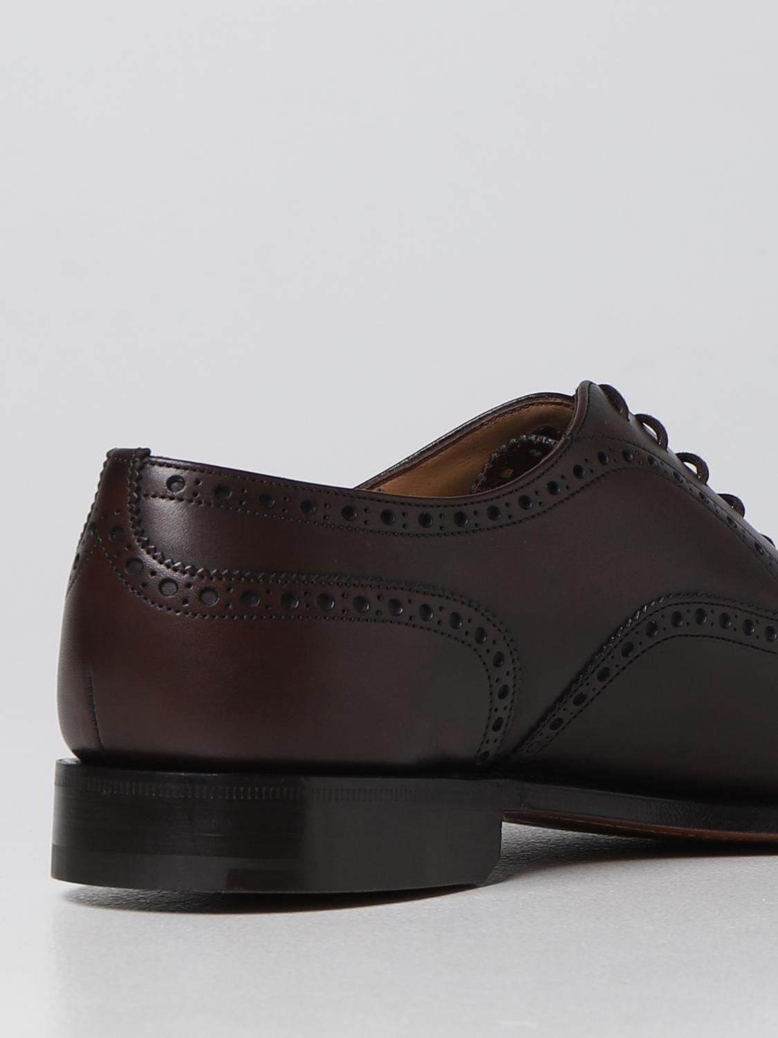 CHURCH'S BROGUE SHOES: Church's Diplomat leather derby shoes, Dark - Img 3