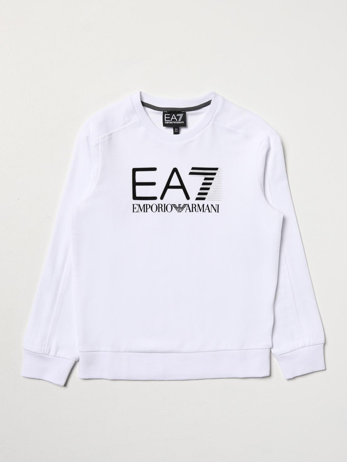 EA7 SWEATER: Sweater kids Ea7, White - Img 1