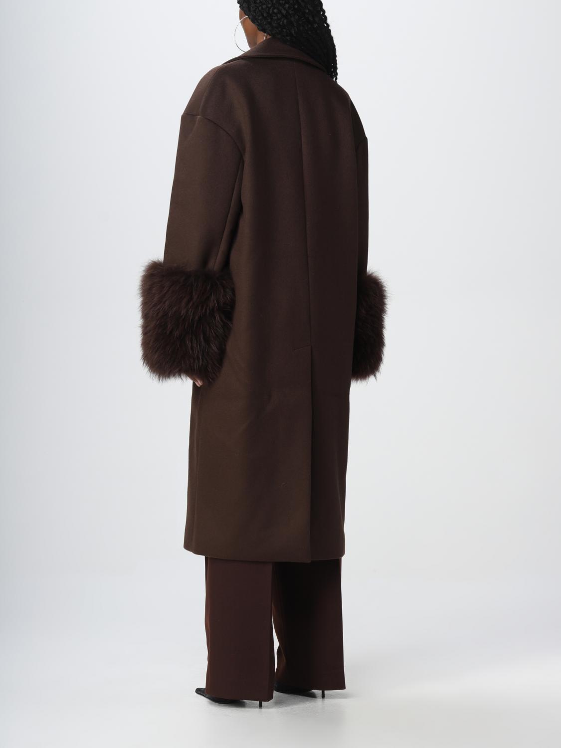 BLUMARINE ABRIGO: Abrigo mujer Blumarine, Marrón - Img 3