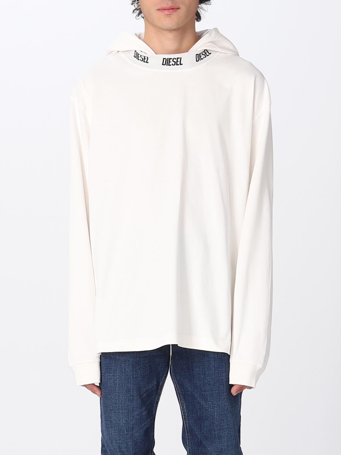 DIESEL T-SHIRT: T-shirt men Diesel, White - Img 1