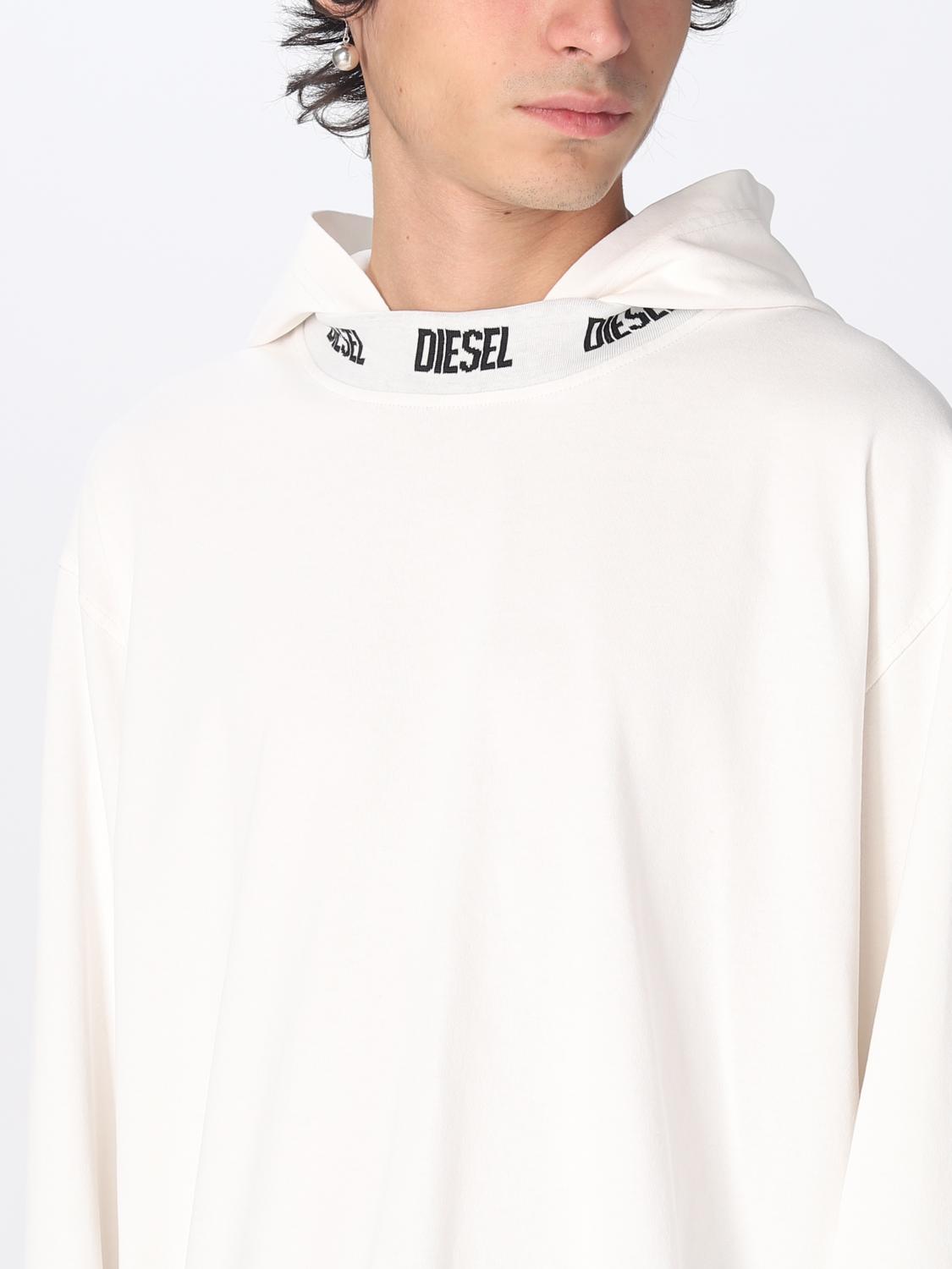 DIESEL T-SHIRT: T-shirt men Diesel, White - Img 4