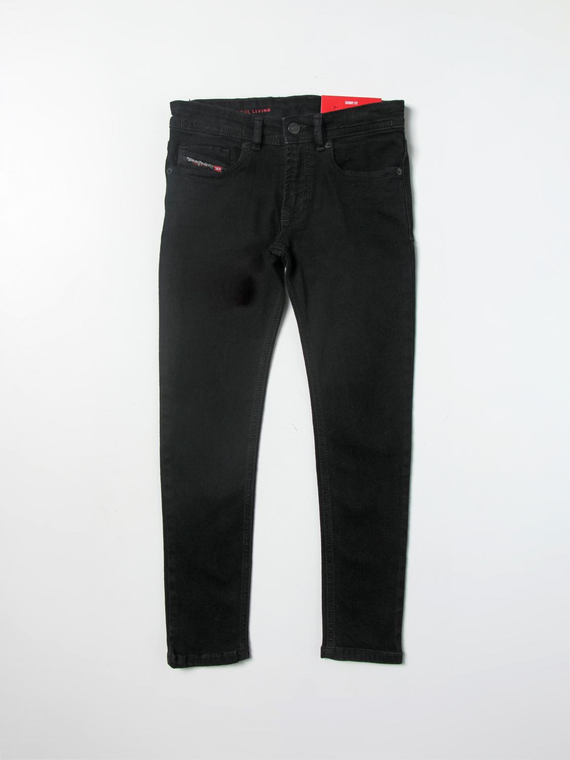 DIESEL JEANS: Diesel Jungen Jeans, Schwarz - Img 1