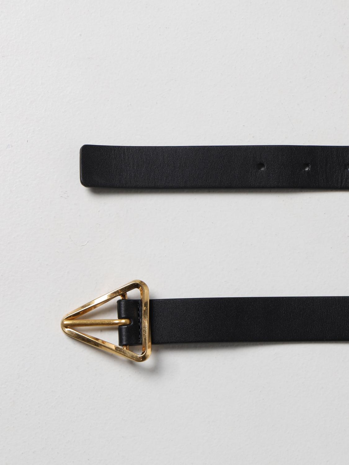 BOTTEGA VENETA BELT: Bottega veneta leather belt, Black - Img 2