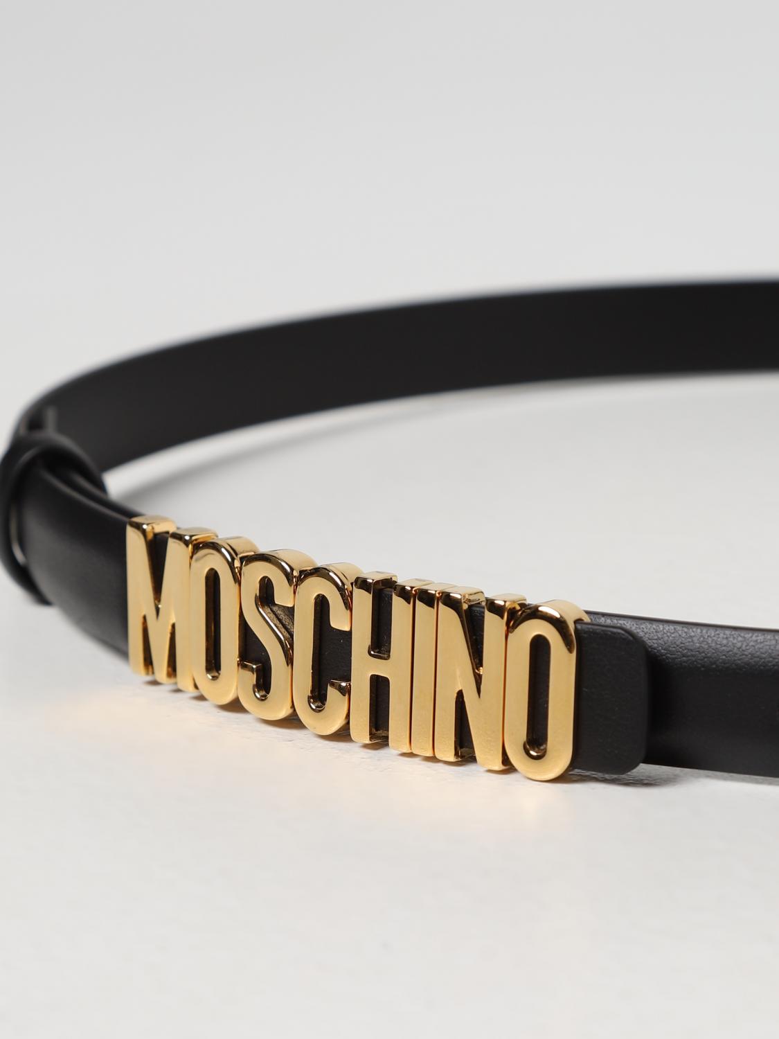 Moschino Couture smooth leather belt - Black | 80088001  display picture 1