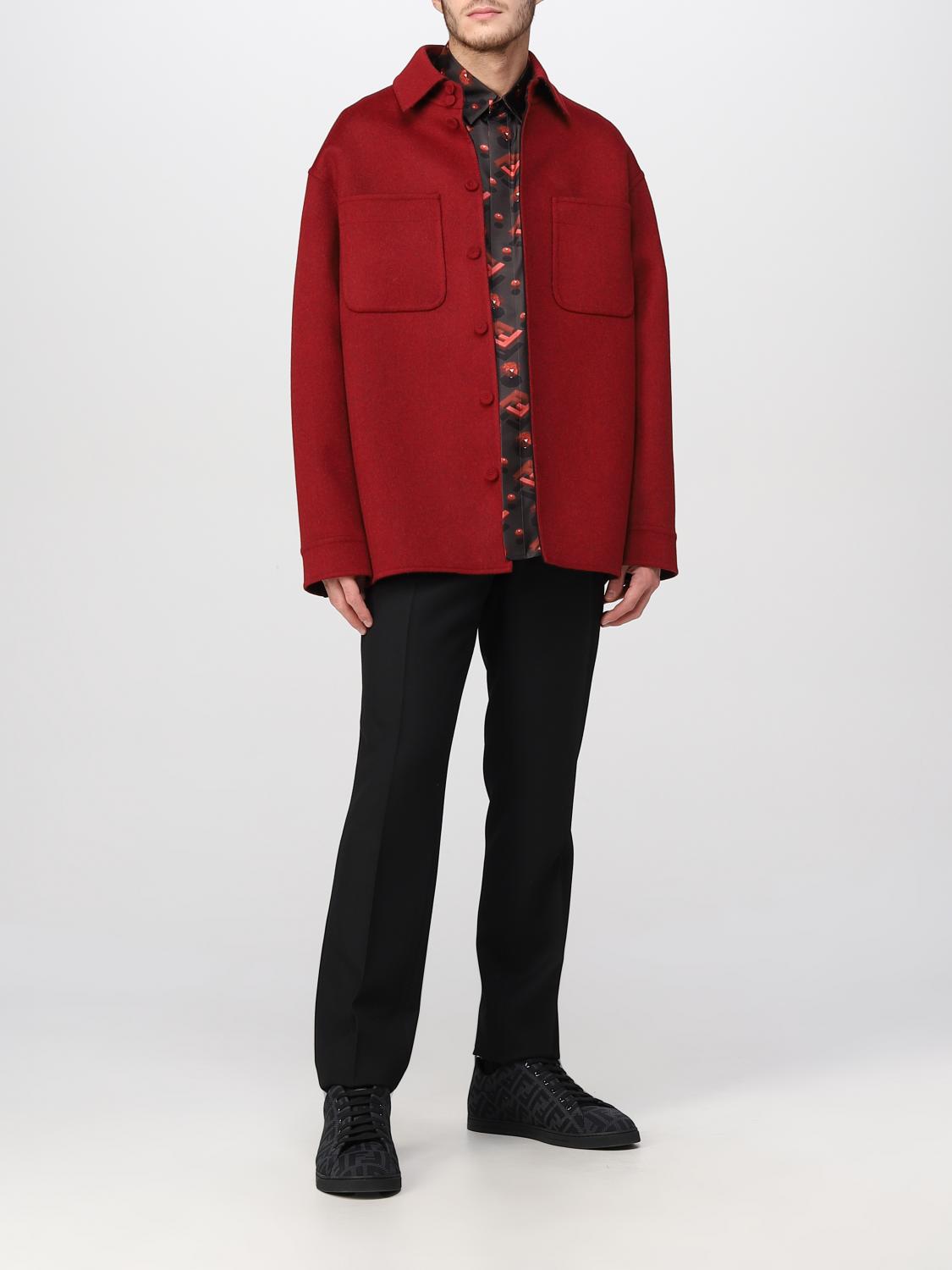 FENDI JACKET: Blazer men Fendi, Red - Img 2