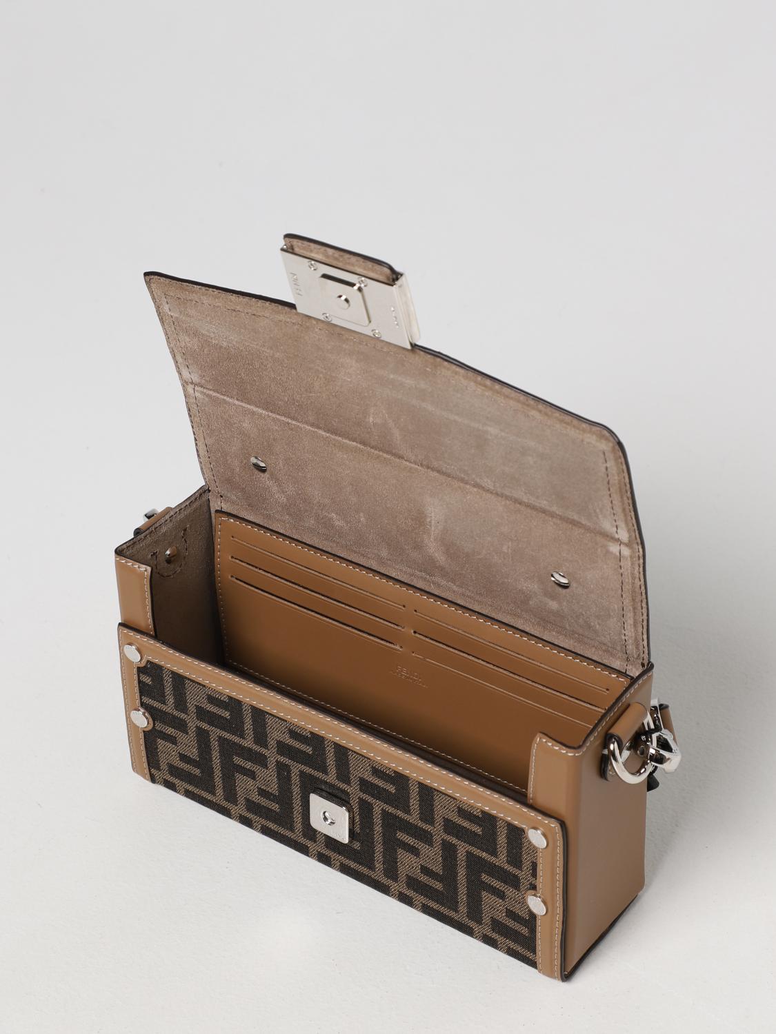 FENDI SHOULDER BAG: Bags men Fendi, Tobacco - Img 5