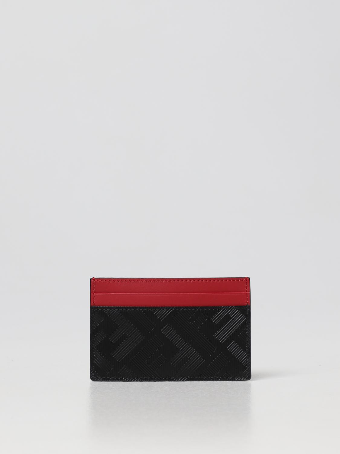 Fendi card shops holder red