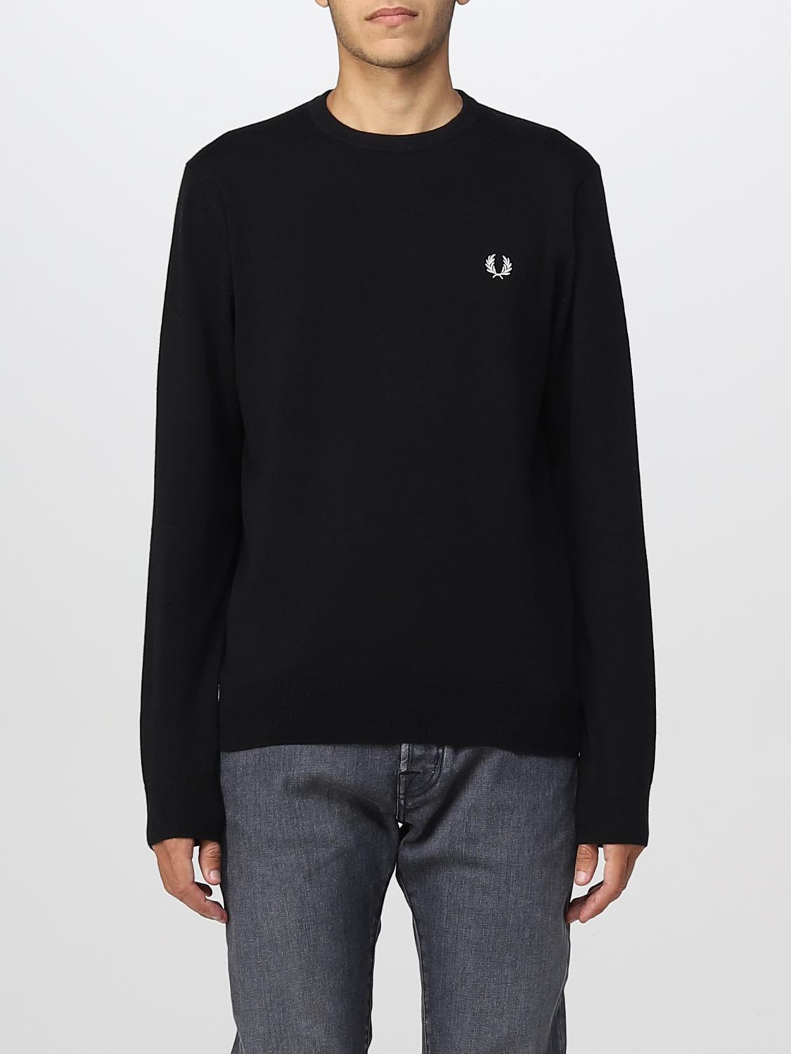 FRED PERRY SWEATER: Sweater men Fred Perry, Black - Img 1