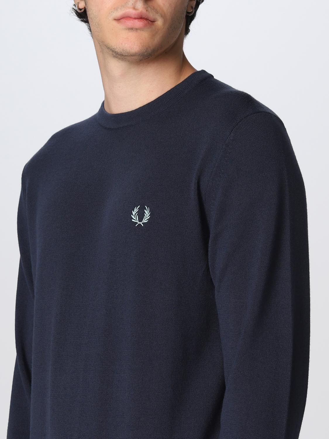 FRED PERRY SWEATER: Sweater men Fred Perry, Blue - Img 3