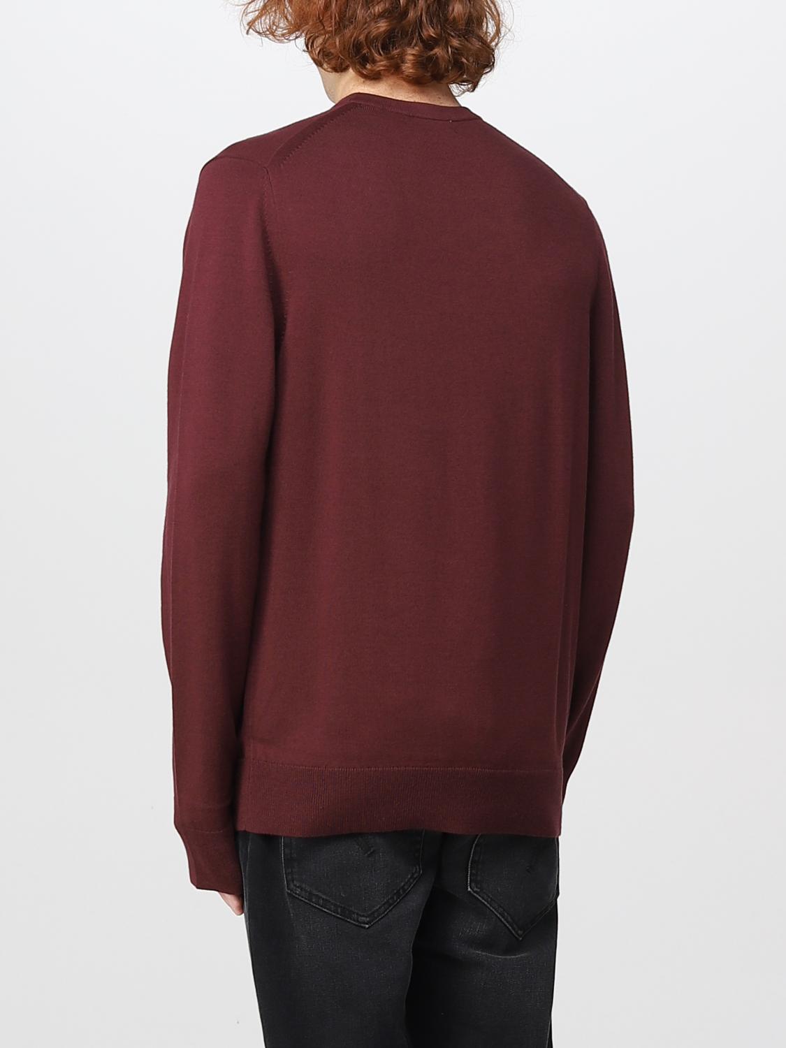 FRED PERRY SWEATER: Sweater men Fred Perry, Burgundy - Img 2