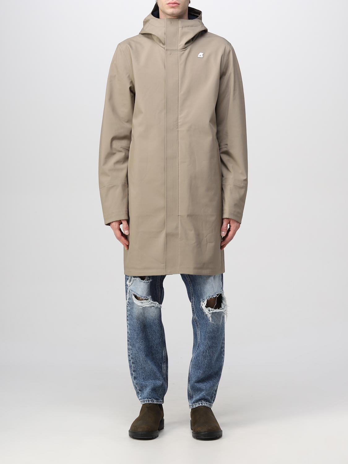 K-WAY JACKET: Jacket men K-way, Beige - Img 1