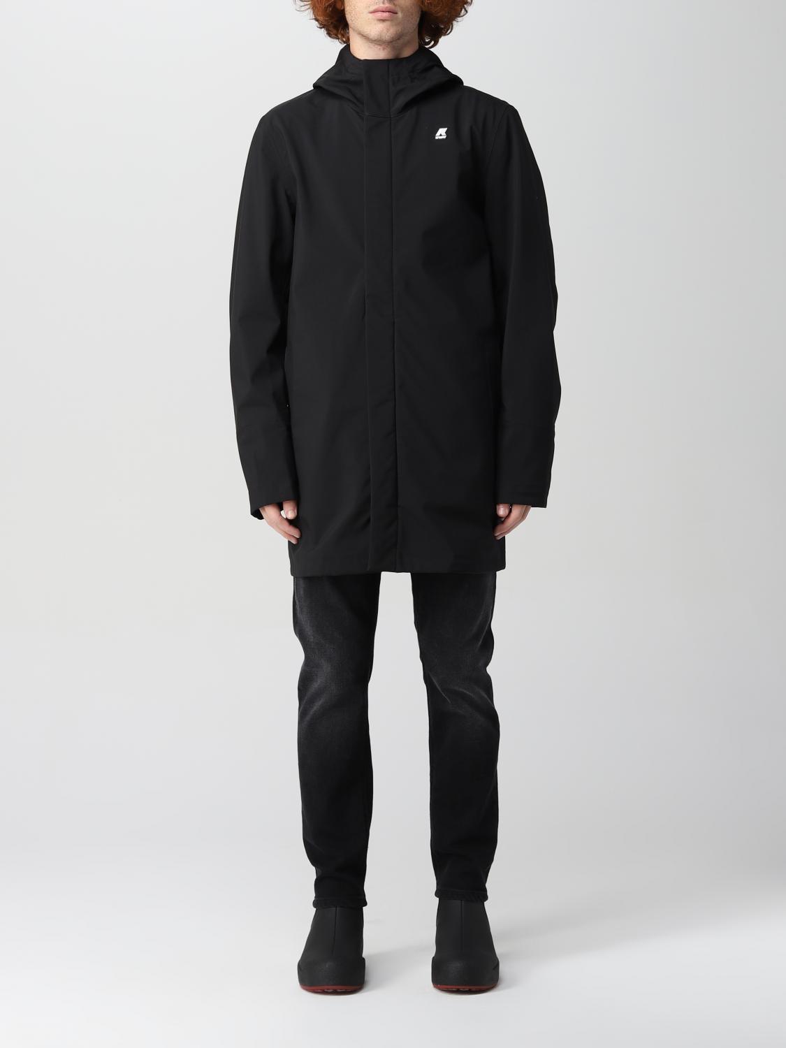 K-way Cappotto Verde Uomo|K6128WWB2P | Moda di Lusso su