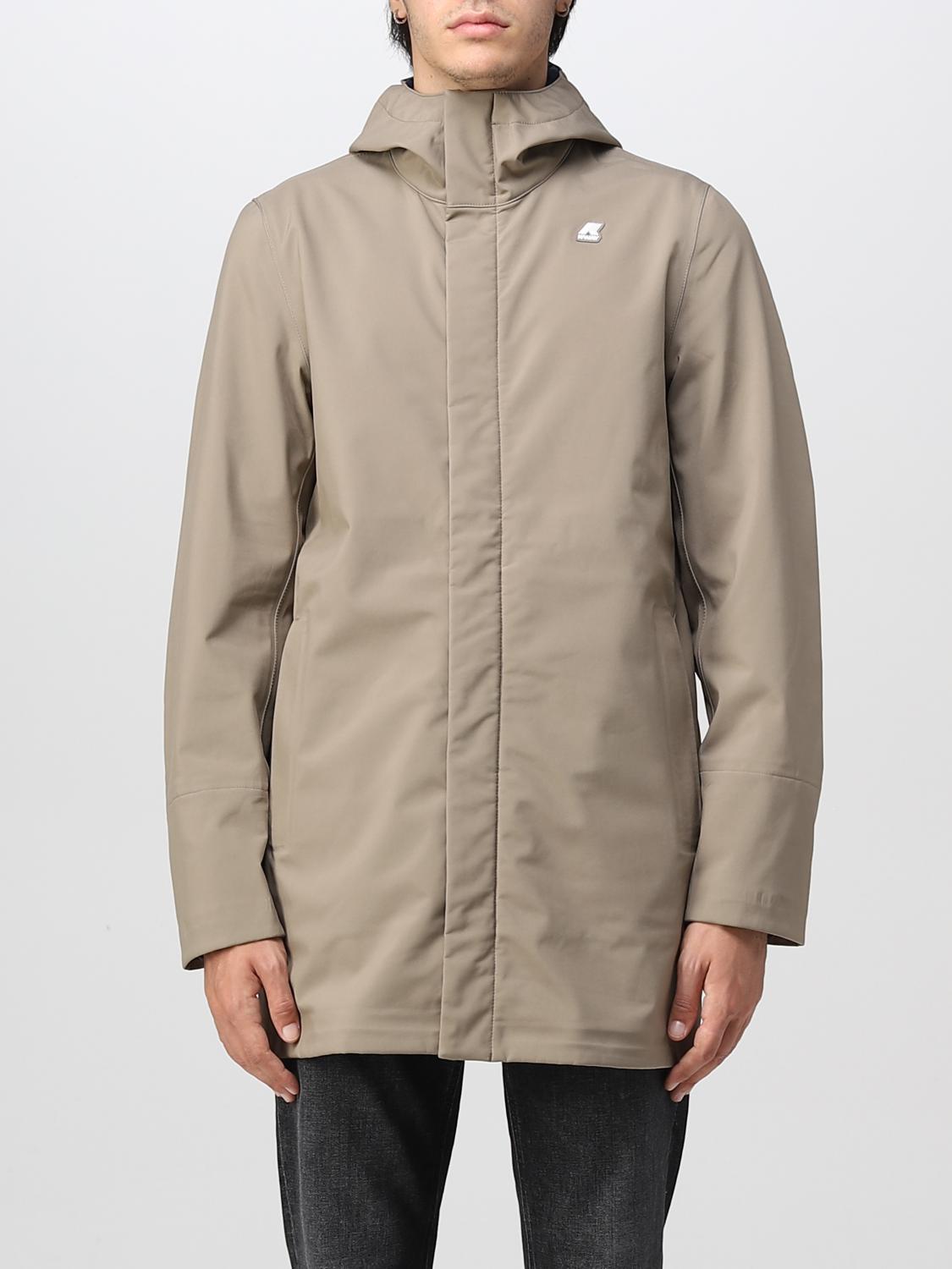 K-WAY JACKET: Jacket men K-way, Beige - Img 1