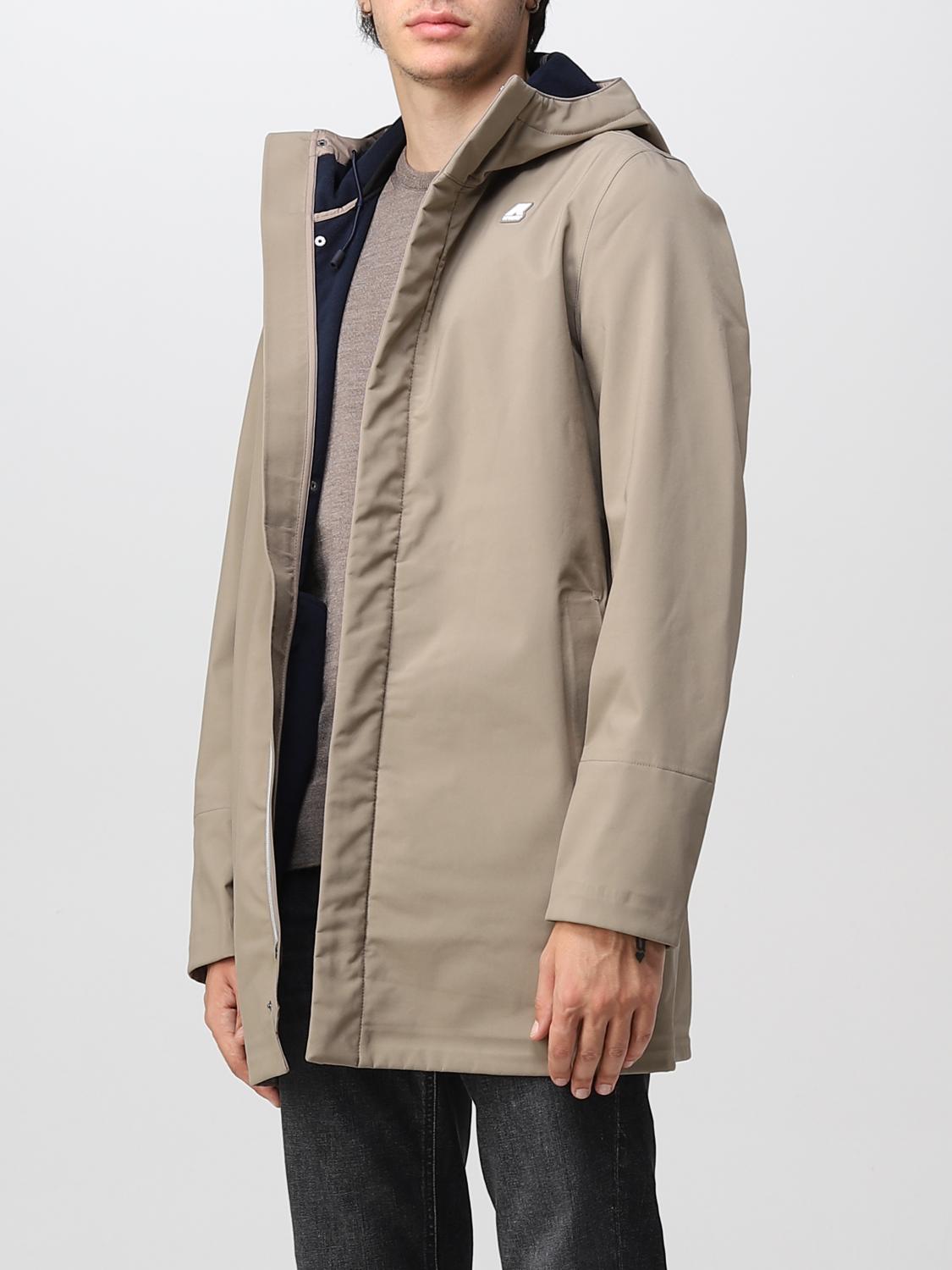 K-WAY JACKET: Jacket men K-way, Beige - Img 3