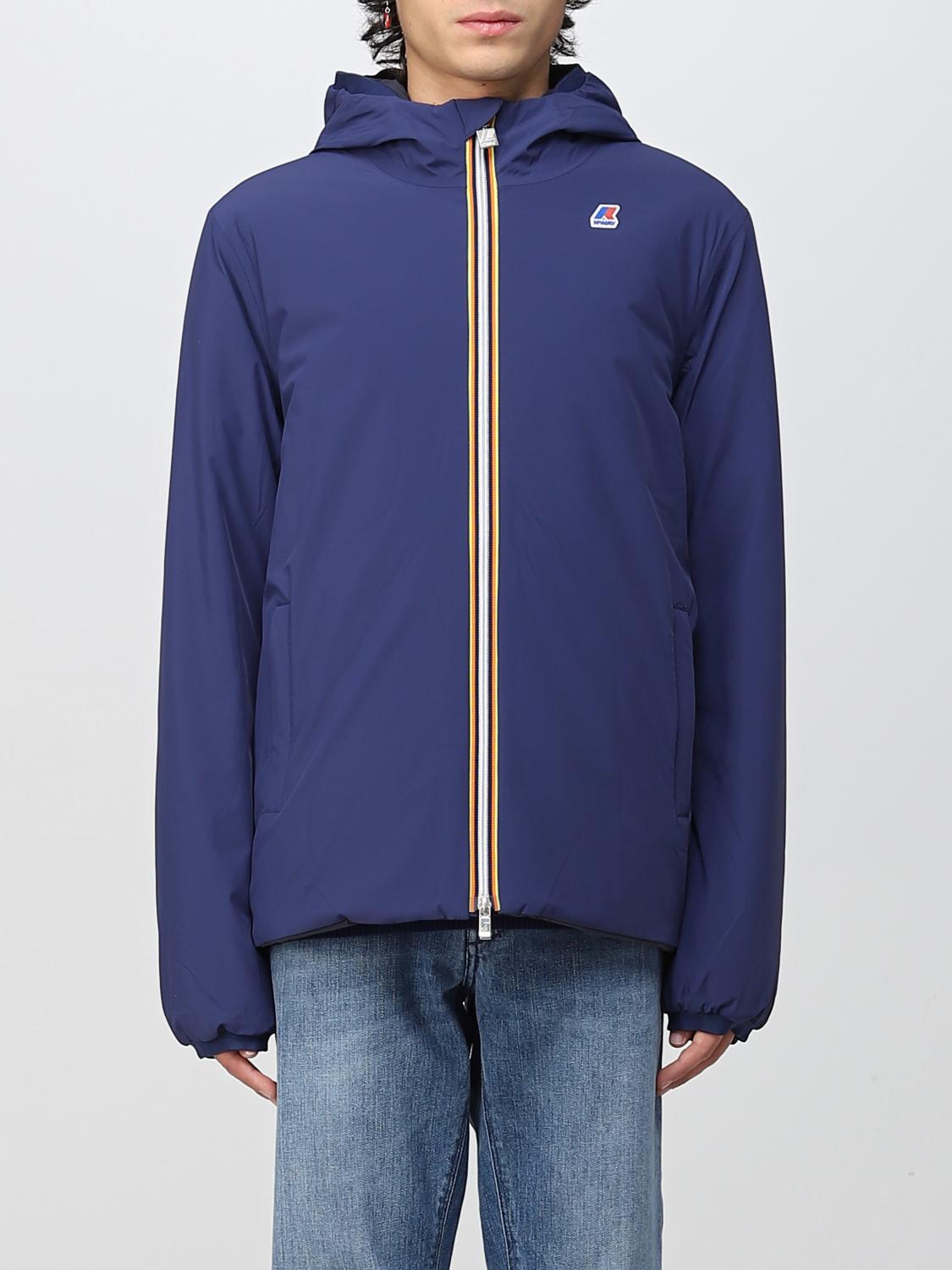 K-WAY JACKET: Jacket men K-way, Blue - Img 1