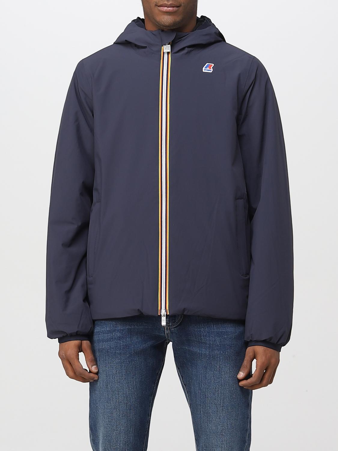 K-WAY JACKET: Jacket men K-way, Blue 1 - Img 1
