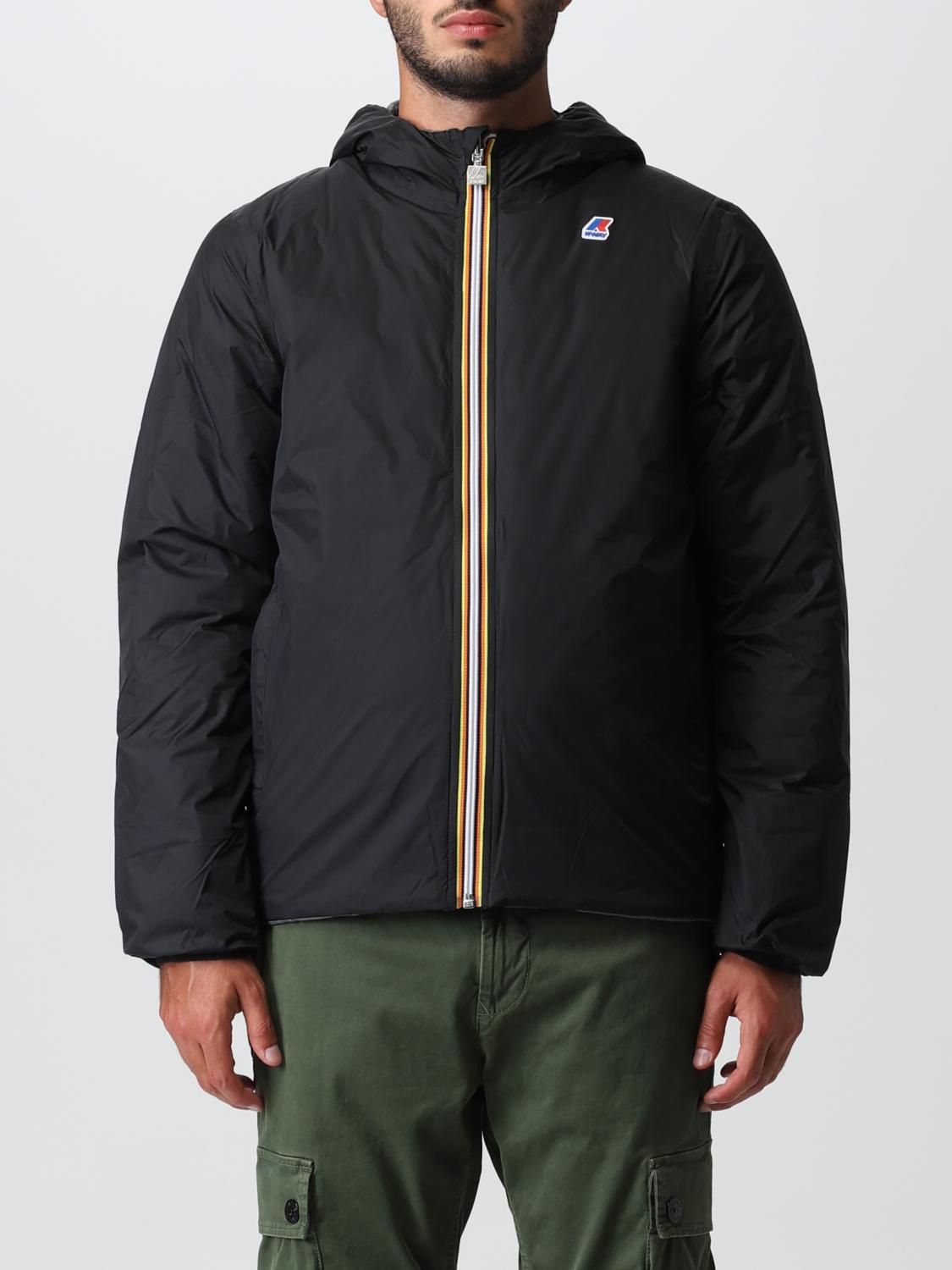 K-WAY JACKET: Jacket men K-way, Black 1 - Img 1