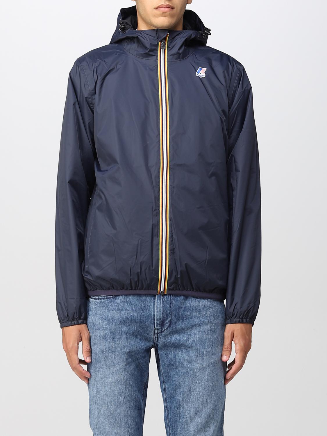 K-WAY JACKET: Jacket men K-way, Blue - Img 1