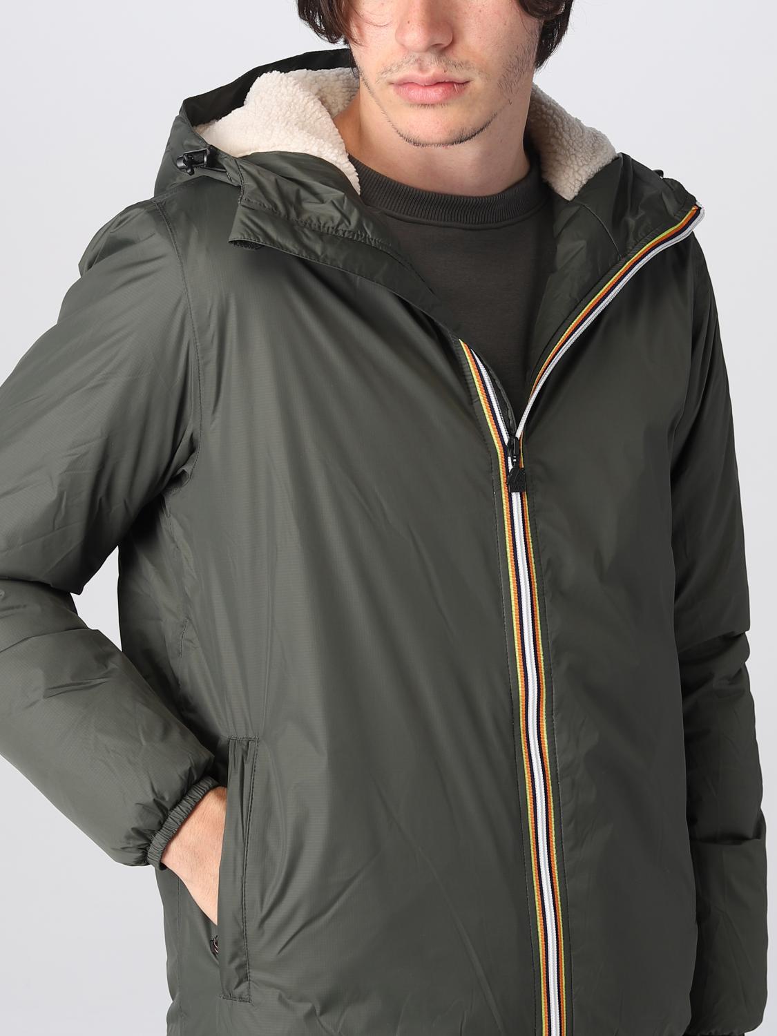 K-WAY JACKET: Jacket men K-way, Military - Img 5