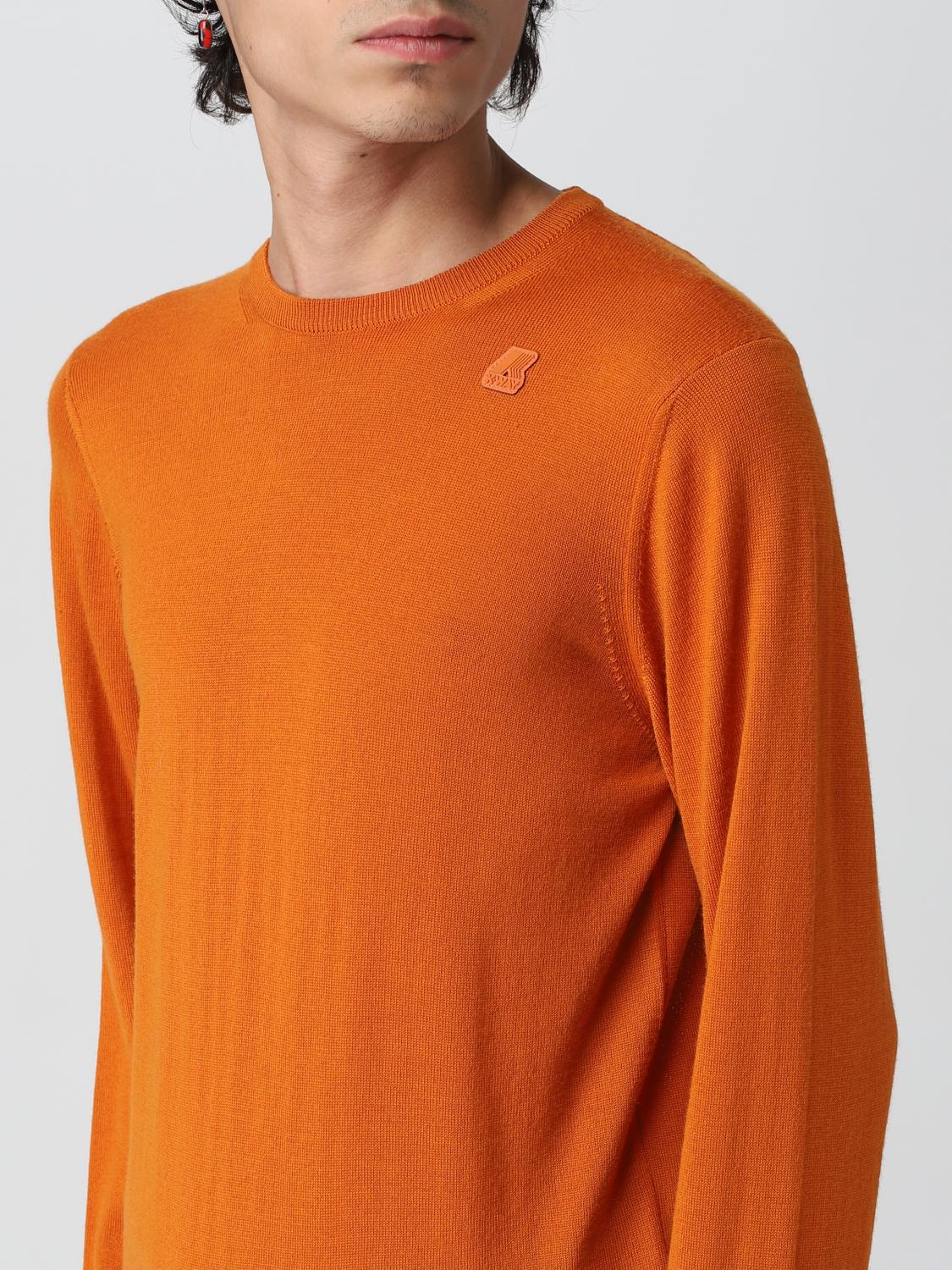 K-WAY SWEATER: Sweater men K-way, Orange - Img 3