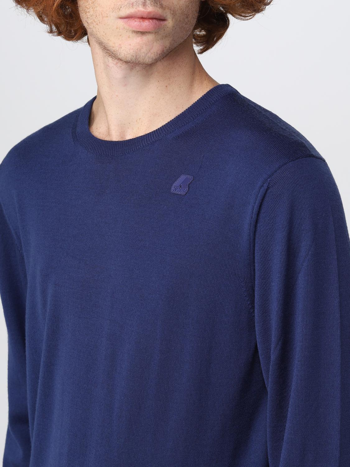 K-WAY SWEATER: Sweater men K-way, Blue - Img 3