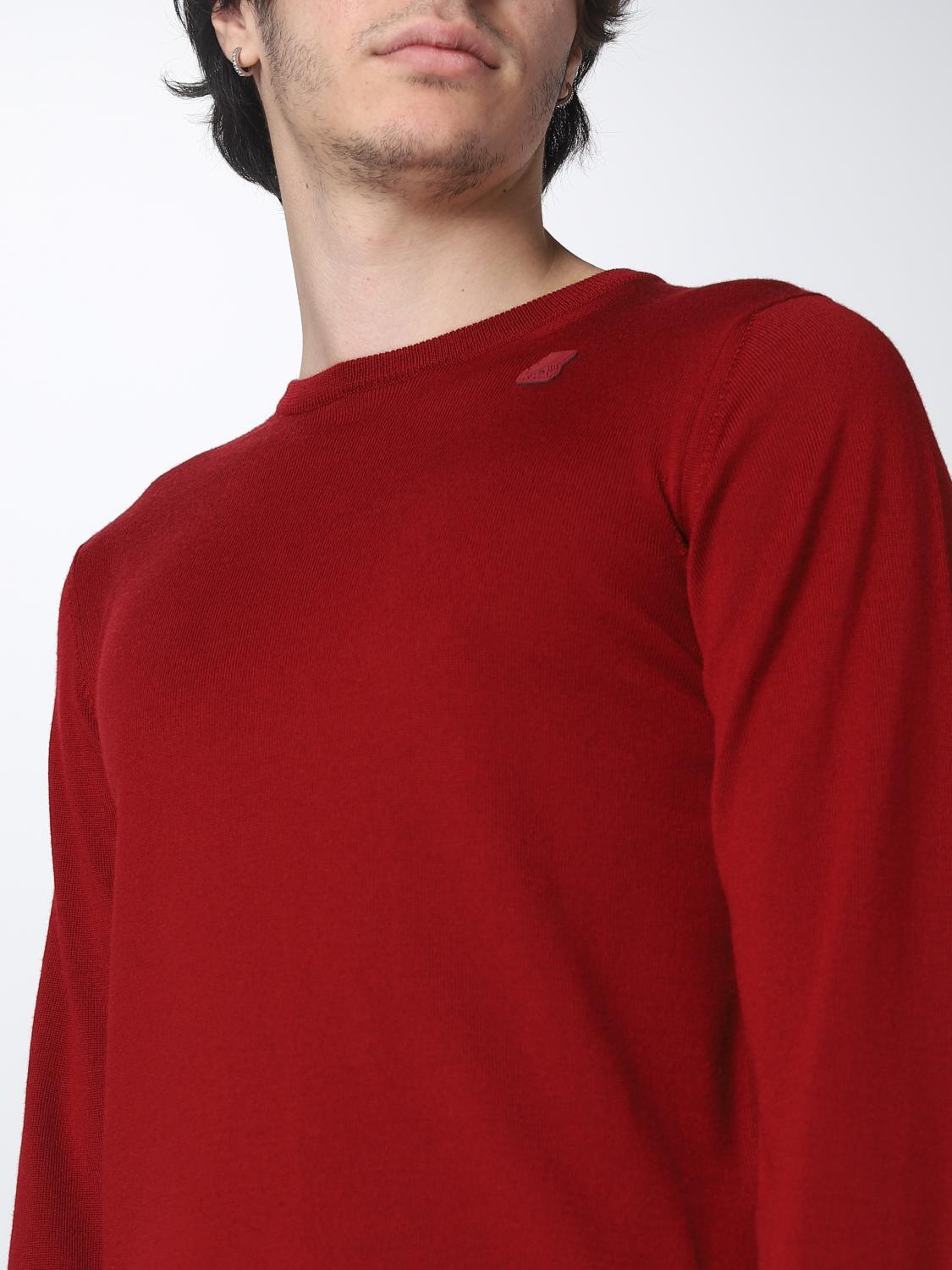 K-WAY SWEATER: Sweater men K-way, Burgundy - Img 3