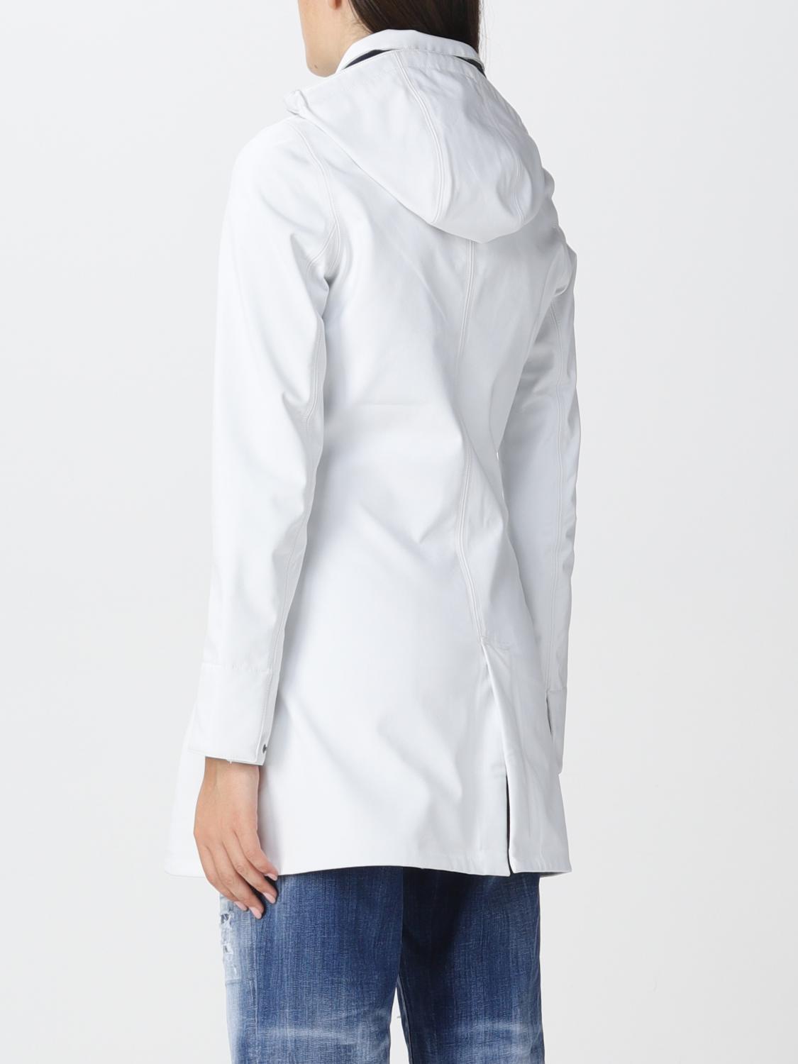 K-WAY CHAQUETA: Abrigo mujer K-way, Blanco - Img 2