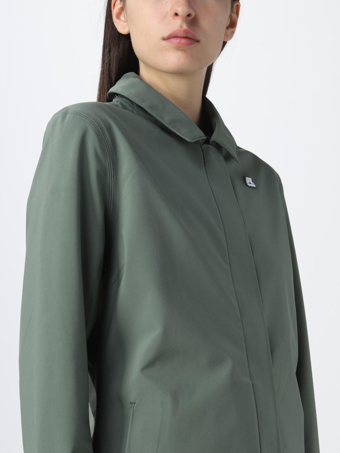 K-WAY CHAQUETA: Abrigo mujer K-way, Verde - Img 4