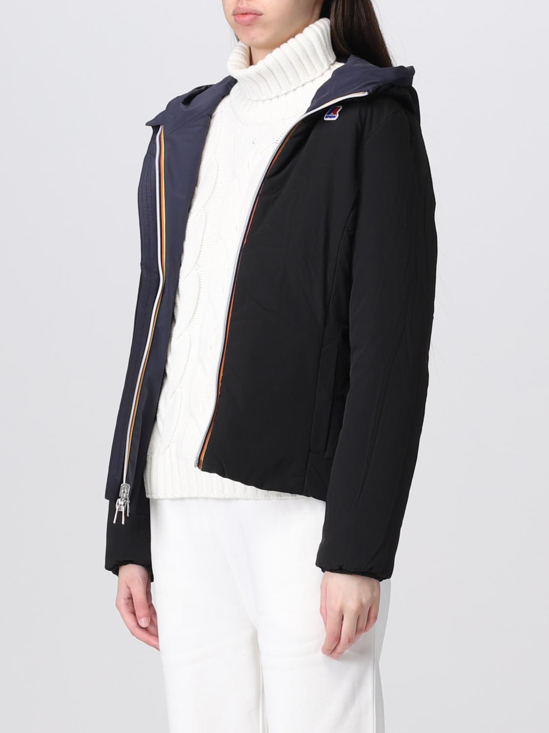 K-WAY CHAQUETA: Chaqueta mujer K-way, Azul Oscuro - Img 3