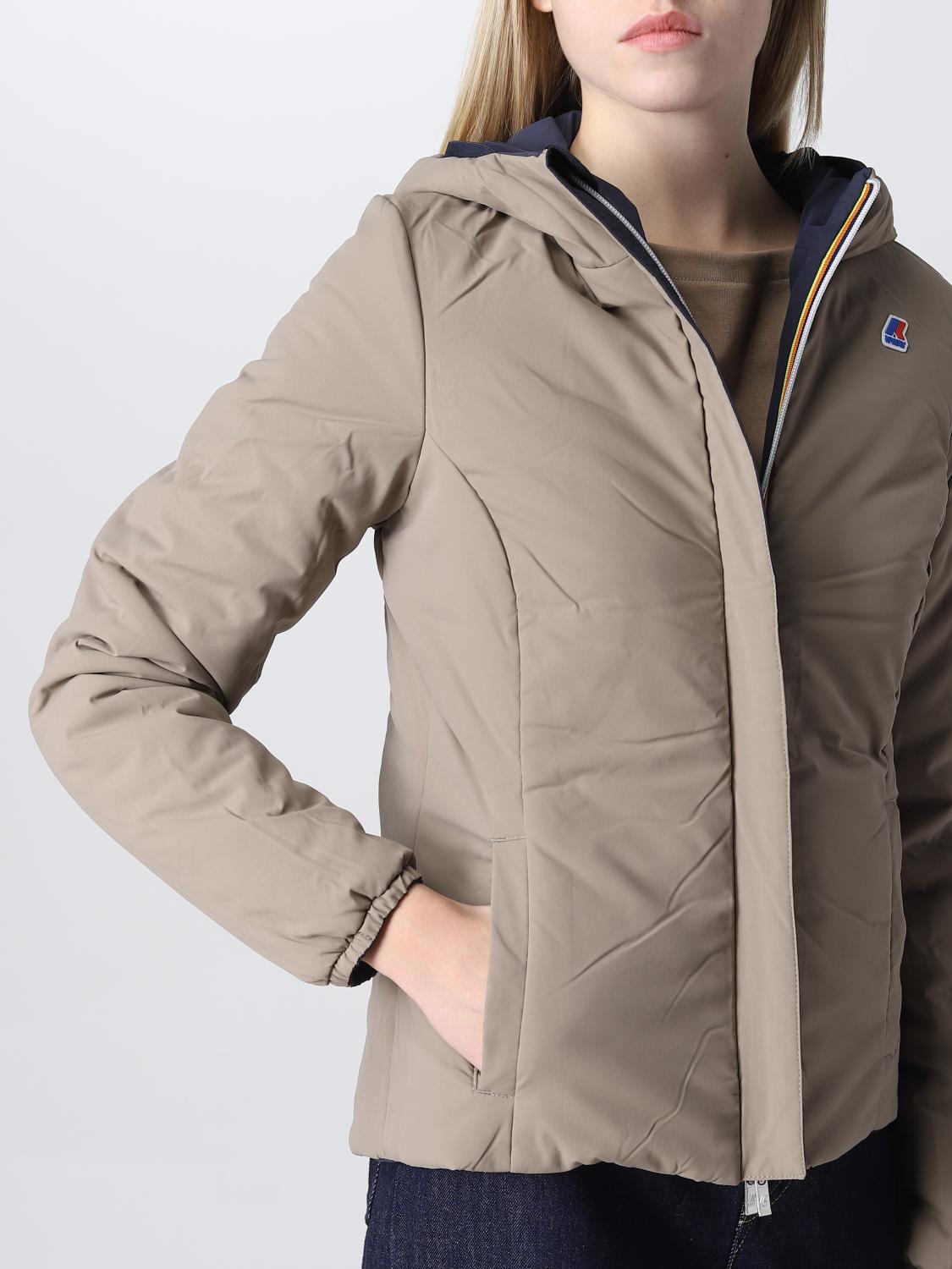 K-WAY CHAQUETA: Chaqueta mujer K-way, Azul Oscuro 1 - Img 4