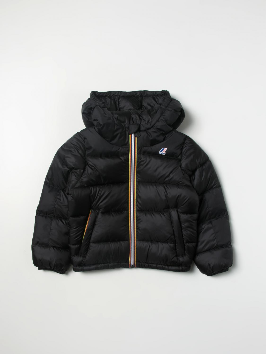 K-WAY JACKET: Jacket kids K-way, Black - Img 1