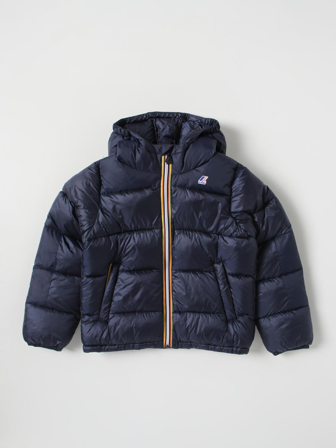 K-WAY JACKET: Jacket kids K-way, Navy - Img 1