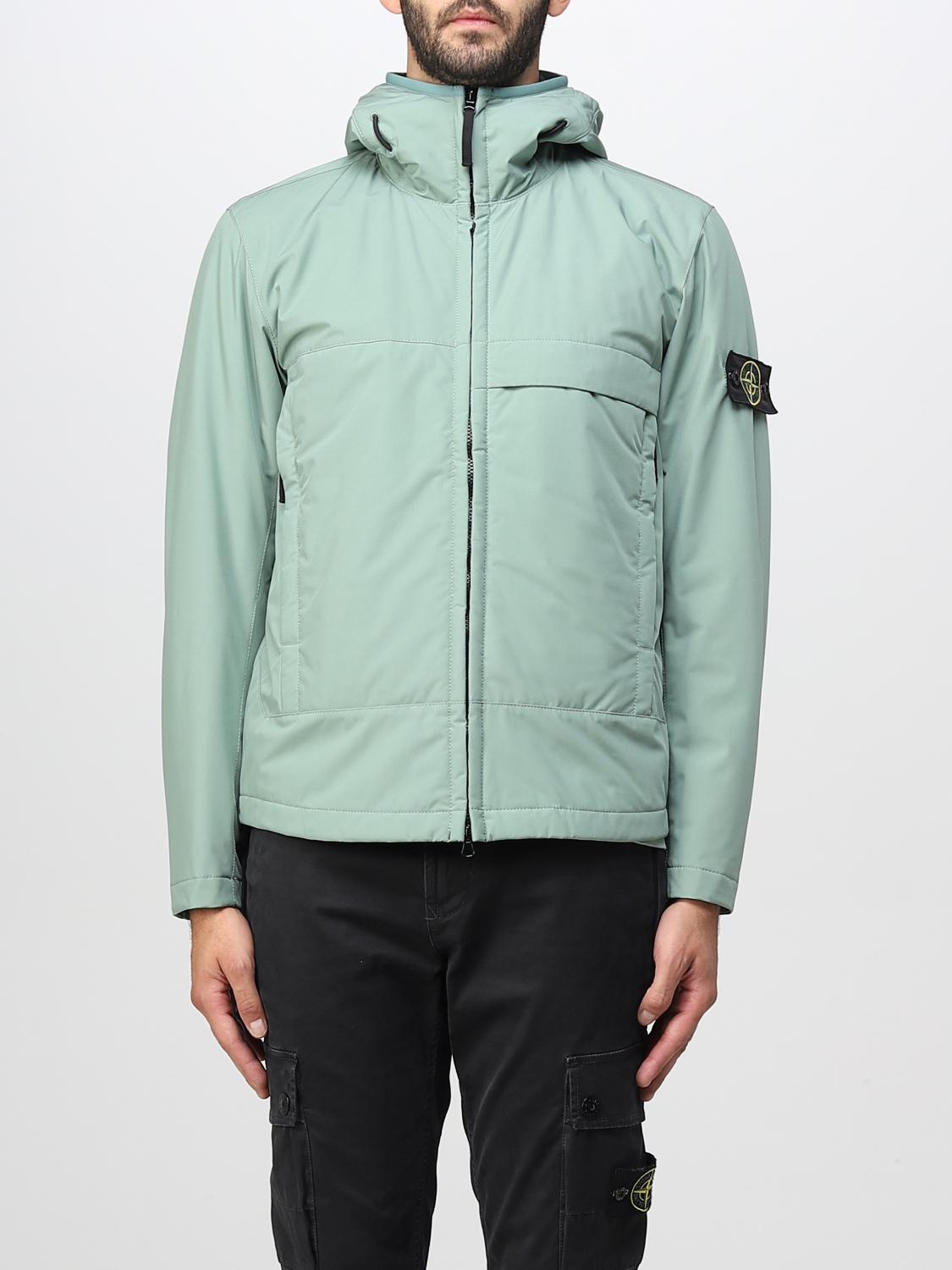 STONE ISLAND КУРТКА: Куртка Мужское Stone Island, Светло-Зеленый - Img 1