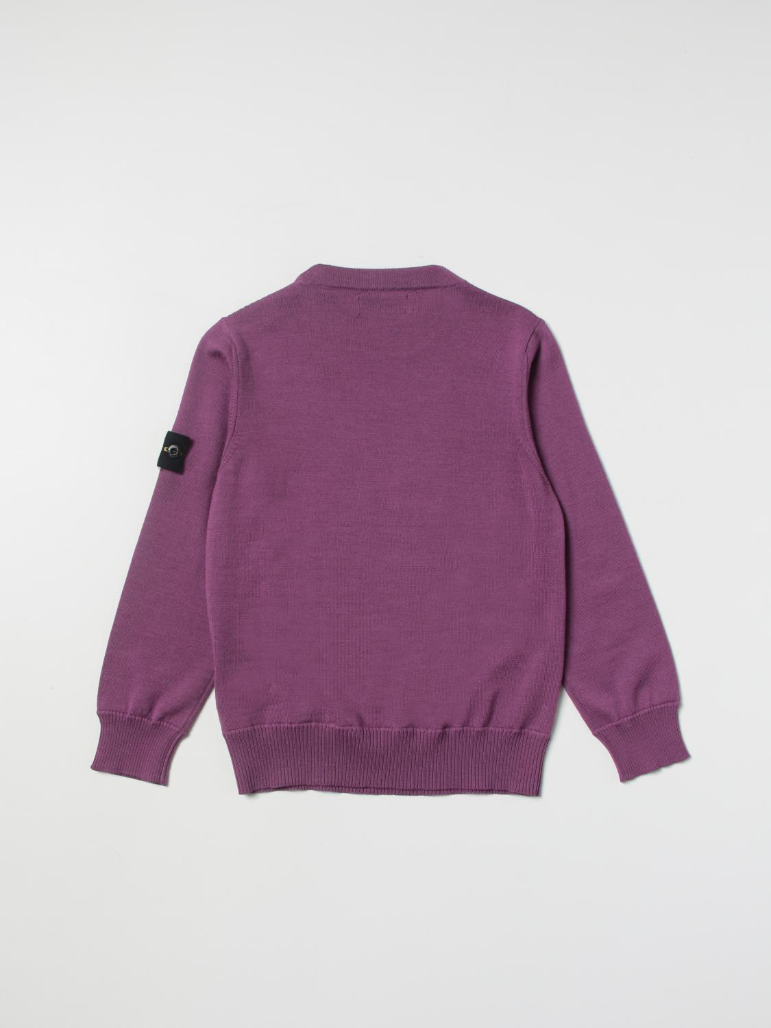 Pull De Sport Stone Island Junior - Taille S - Blanc - Occasion Très Bon état