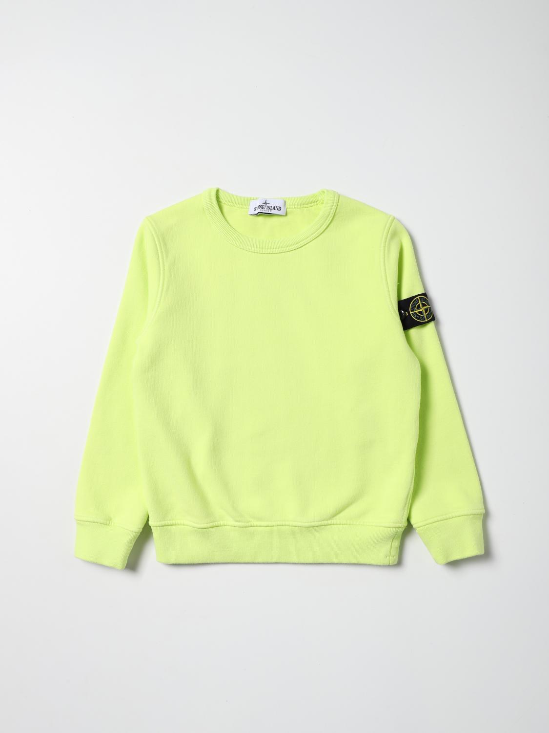 STONE ISLAND JUNIOR PULLOVER: Stone Island Junior Jungen Pullover, Gelb - Img 1