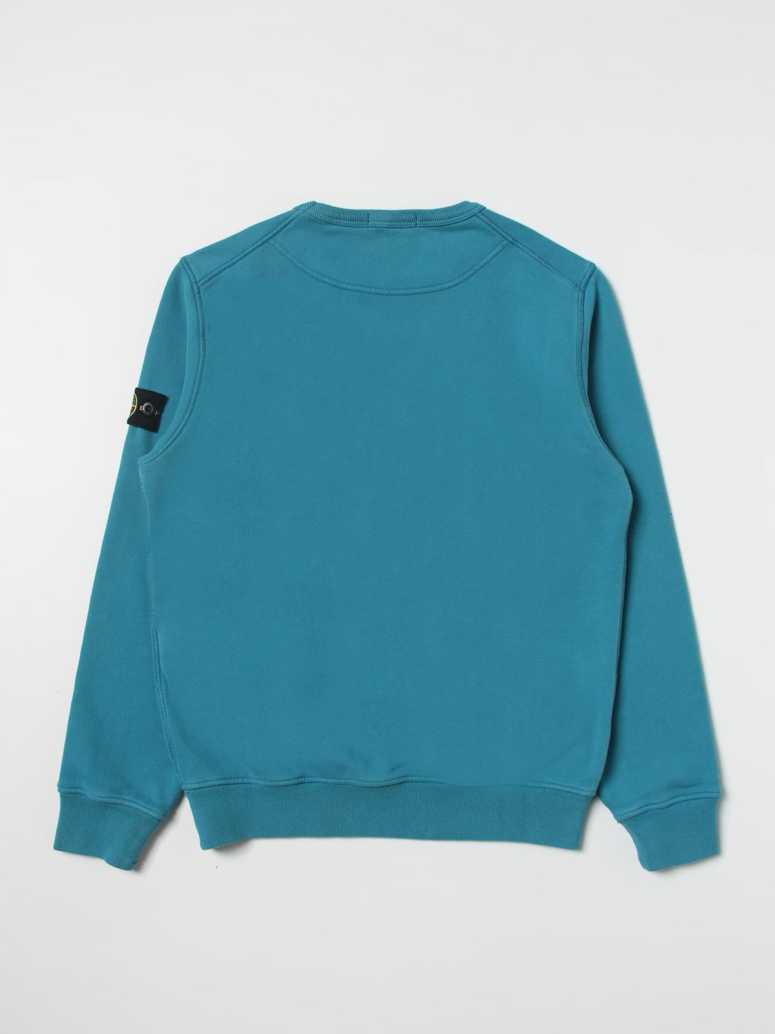 STONE ISLAND JUNIOR PULLOVER: Stone Island Junior Jungen Pullover, Blau - Img 2