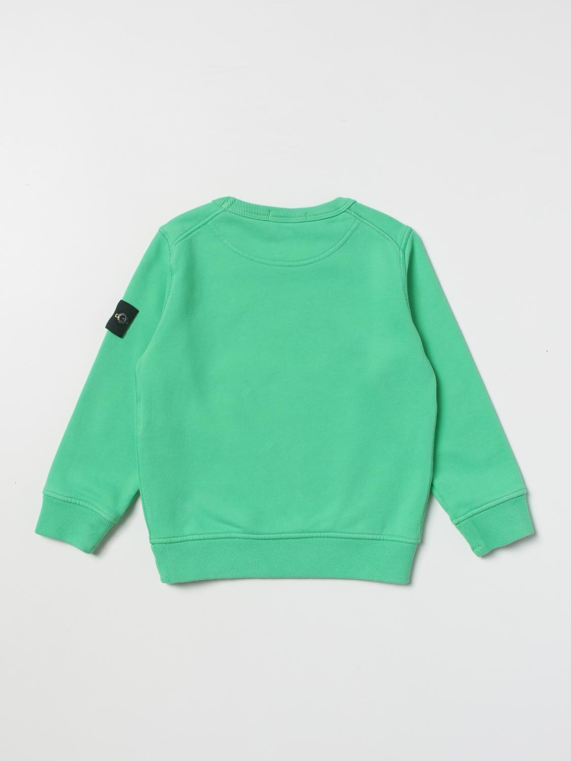 STONE ISLAND JUNIOR PULLOVER: Stone Island Junior Jungen Pullover, Grün - Img 2