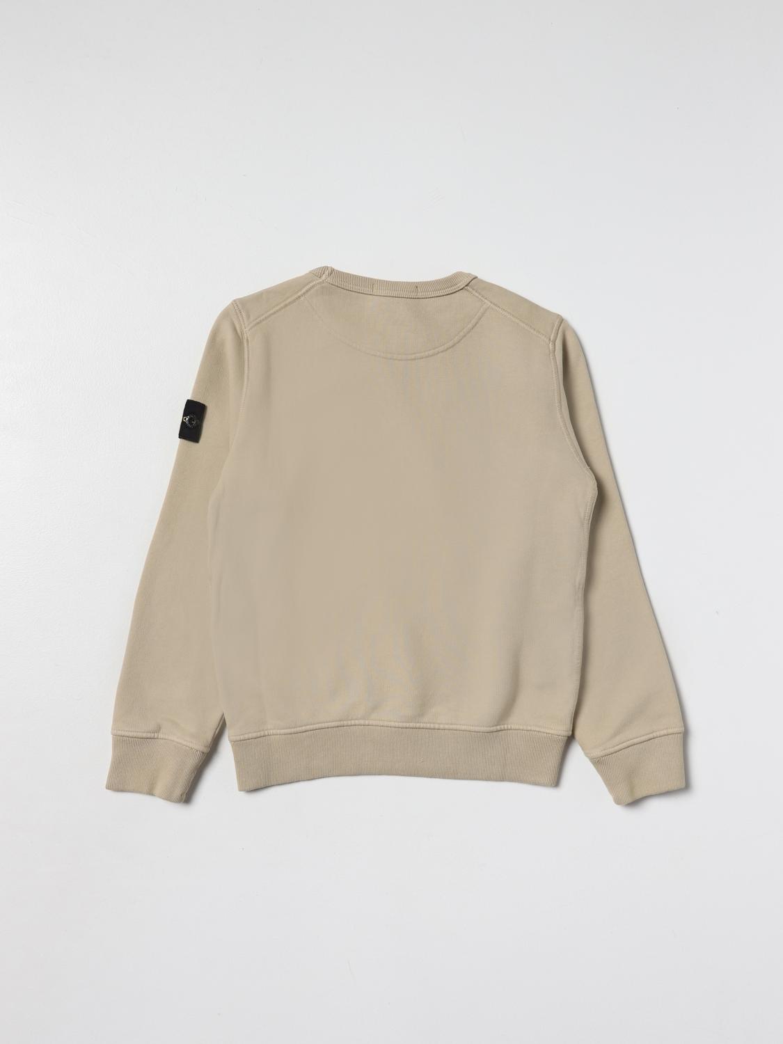 STONE ISLAND JUNIOR セーター: セーター ボーイ Stone Island Junior, ベージュ - Img 2