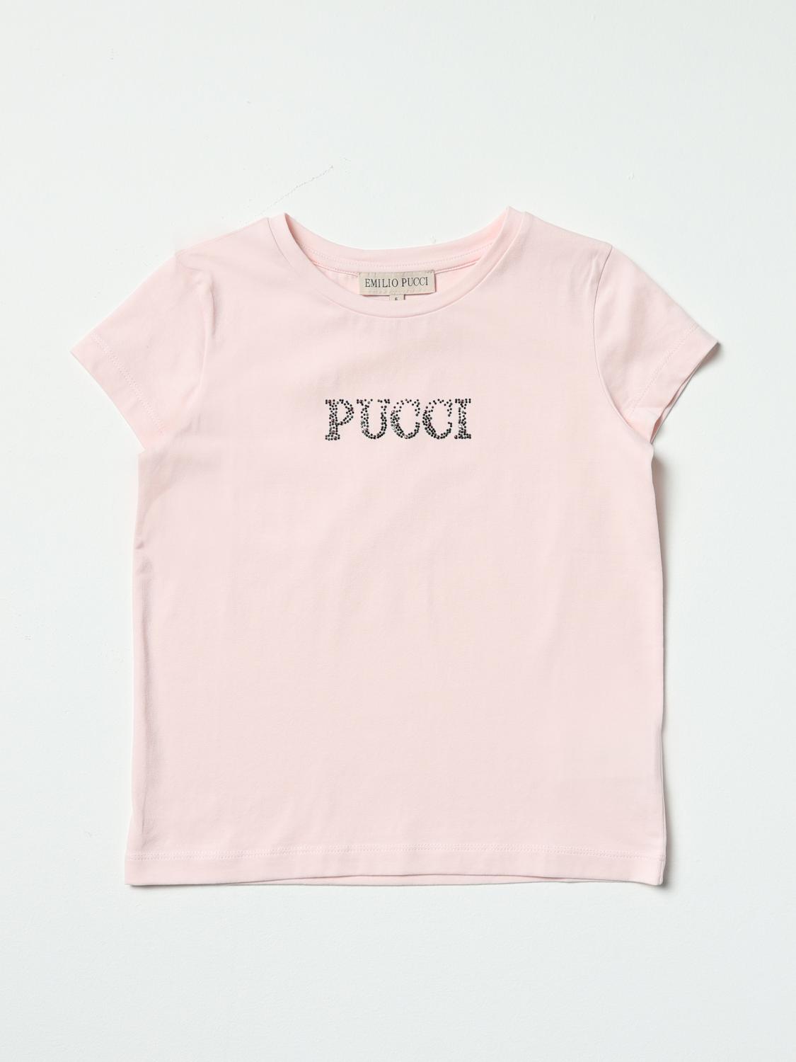 Emilio Pucci Pink Logo T-Shirt Emilio Pucci