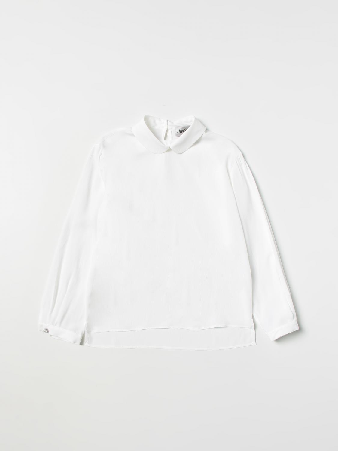 SIMONETTA CAMISA: Camisa niños Simonetta, Blanco - Img 1
