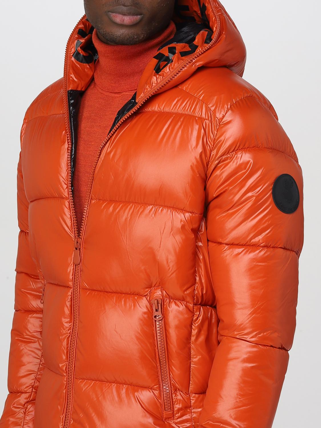 SAVE THE DUCK JACKE: Save The Duck Herren Jacke, Orange - Img 4