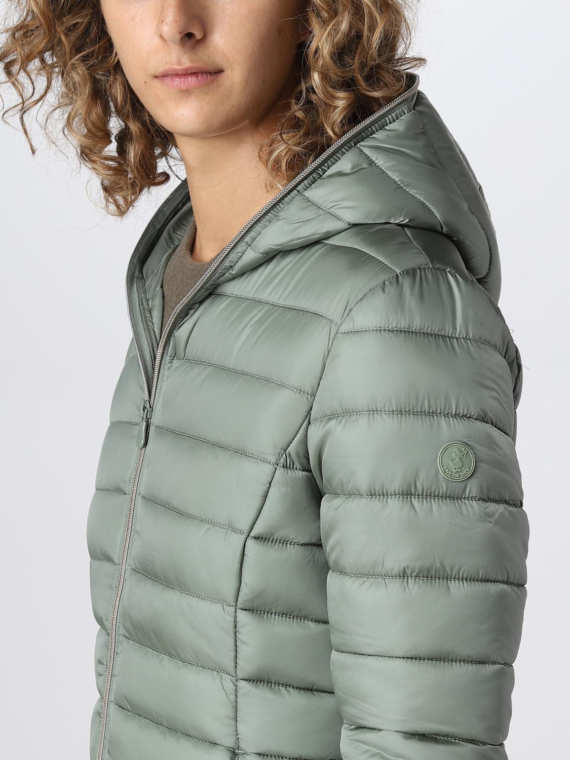 SAVE THE DUCK CHAQUETA: Chaqueta mujer Save The Duck, Verde - Img 4