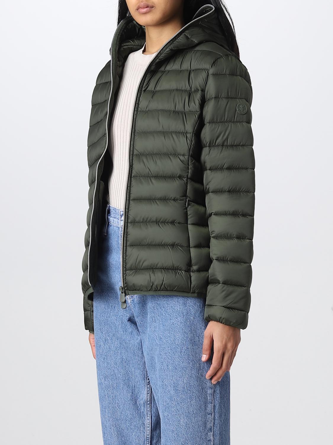 SAVE THE DUCK CHAQUETA: Chaqueta mujer Save The Duck, Verde Botella - Img 3