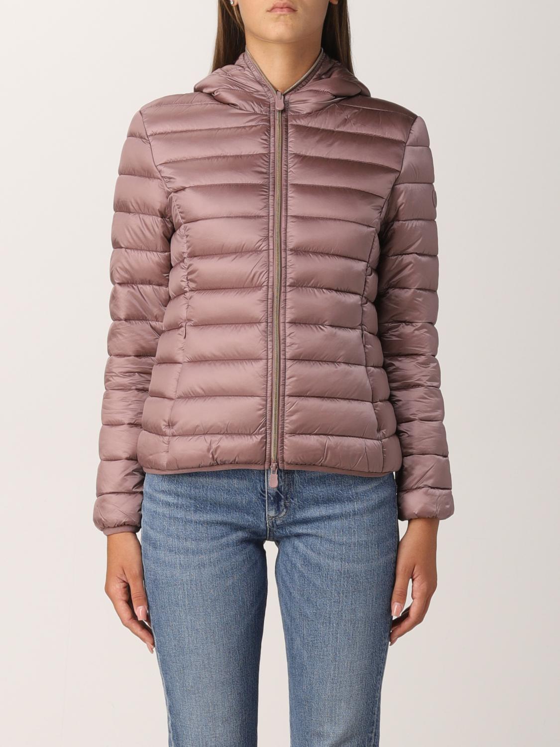 SAVE THE DUCK CHAQUETA: Chaqueta mujer Save The Duck, Ciruela - Img 1