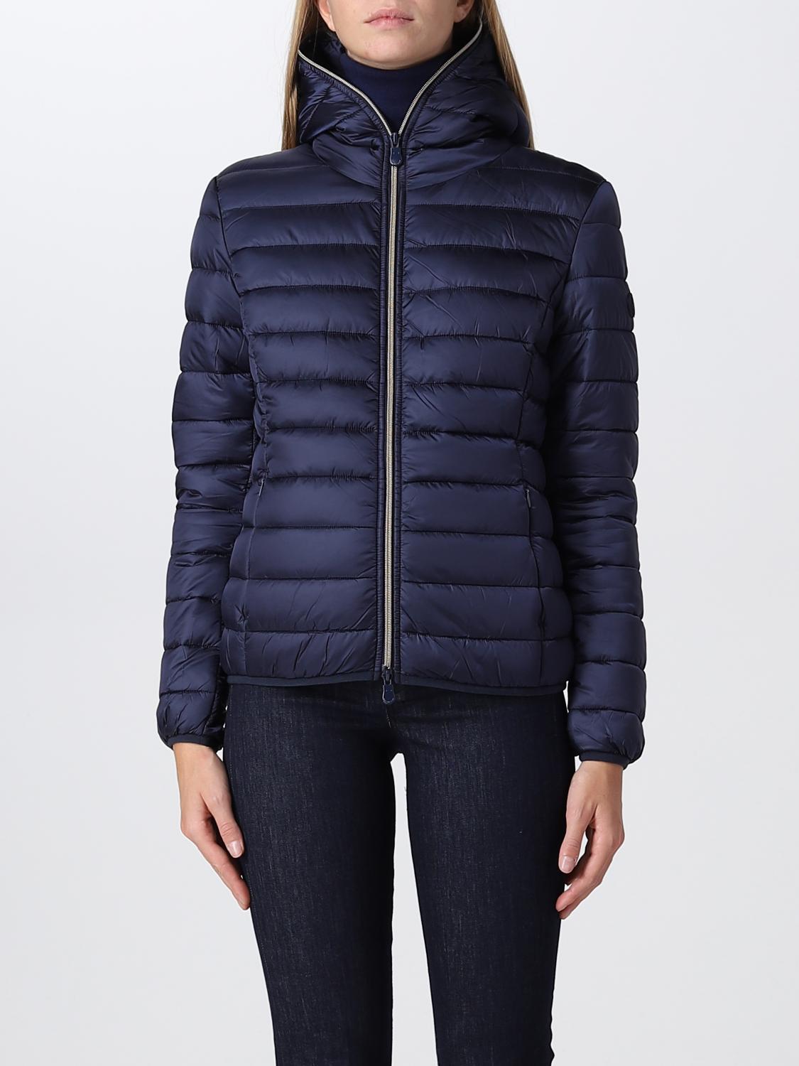 SAVE THE DUCK CHAQUETA: Chaqueta mujer Save The Duck, Azul Oscuro 1 - Img 1