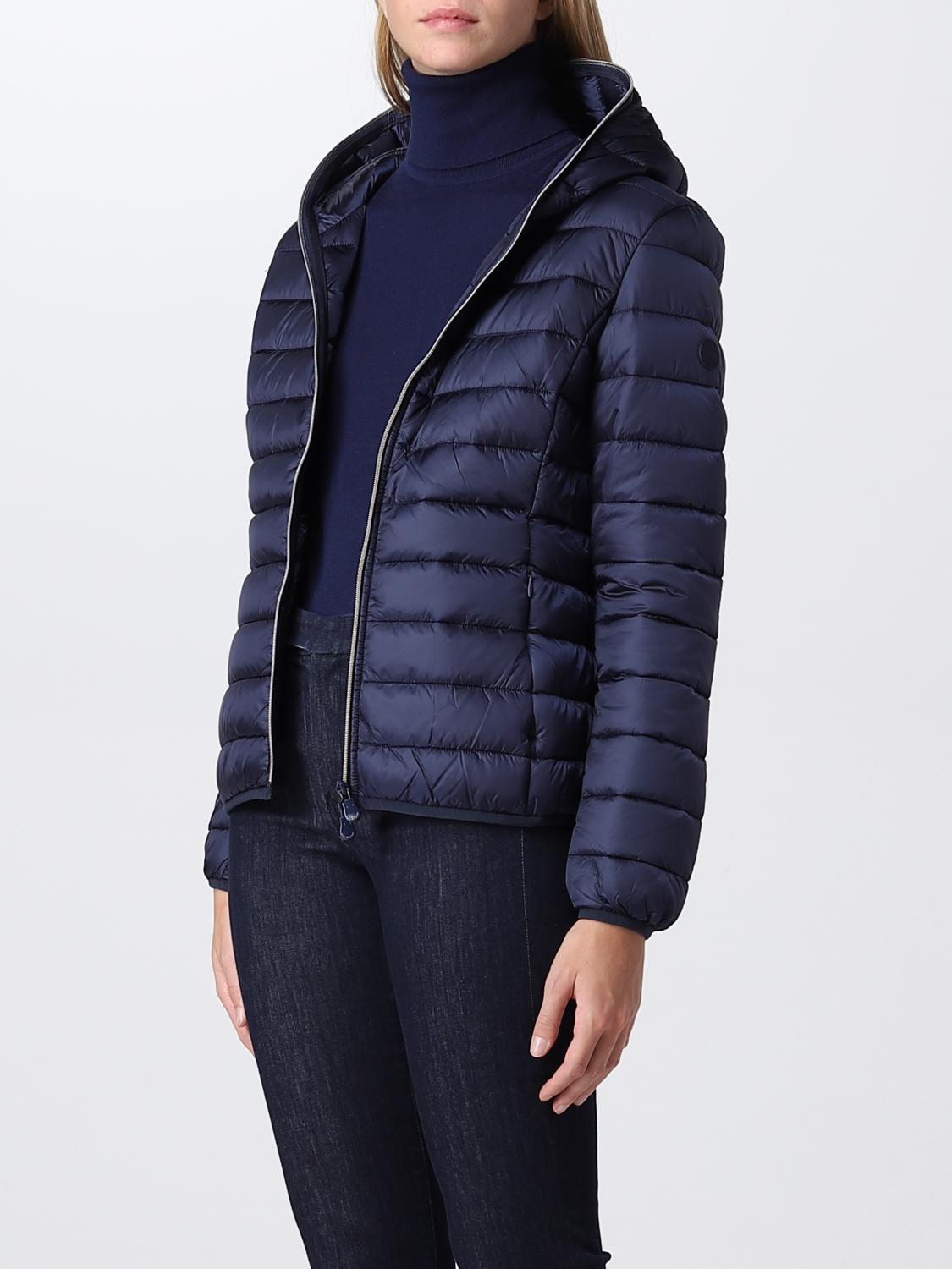 SAVE THE DUCK CHAQUETA: Chaqueta mujer Save The Duck, Azul Oscuro 1 - Img 3