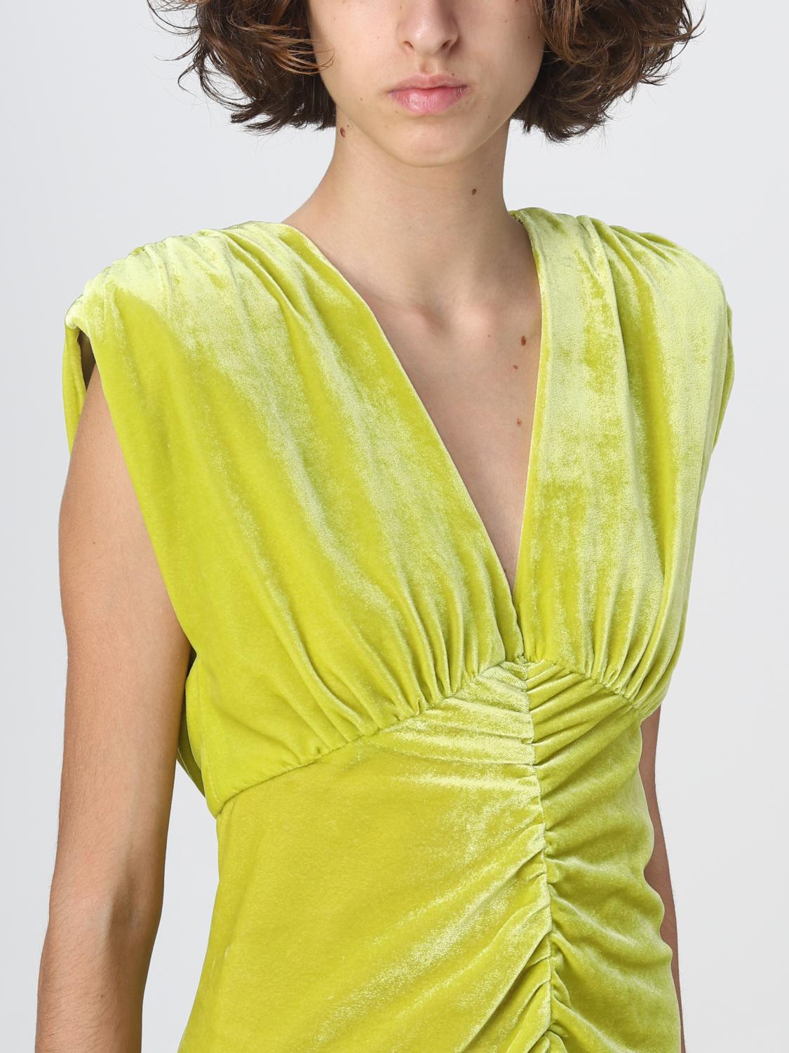 Robe 2 Pièces Anna Molinari – Vert Clair Avec Broderie Florale, Taille M, Style Varsity Jacket, Occasion Très Bon État