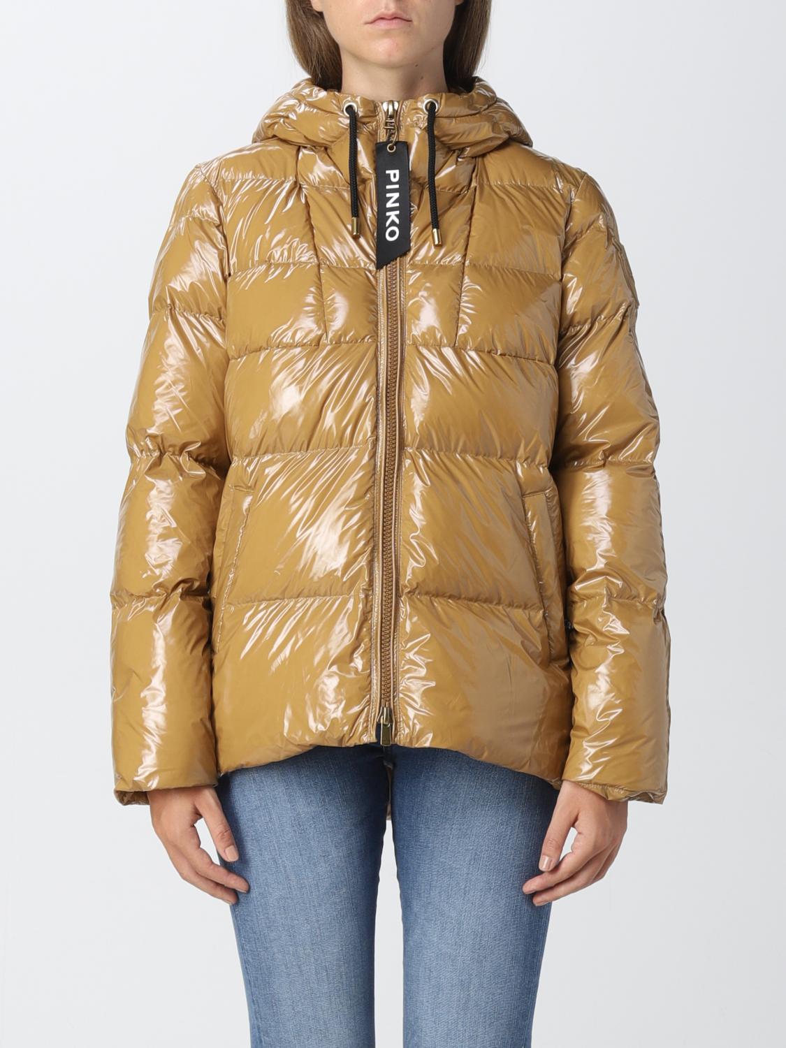 PINKO CHAQUETA: Chaqueta mujer Pinko, Camello - Img 1