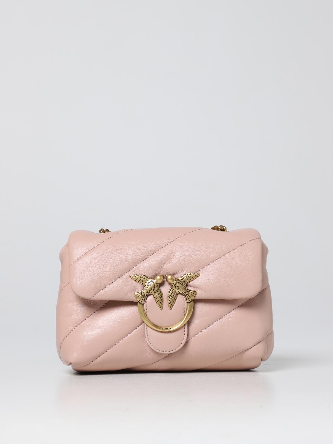 Borsa Pinko Love Mini Puff In Nappa Di Agnello - Donna - Foto 5