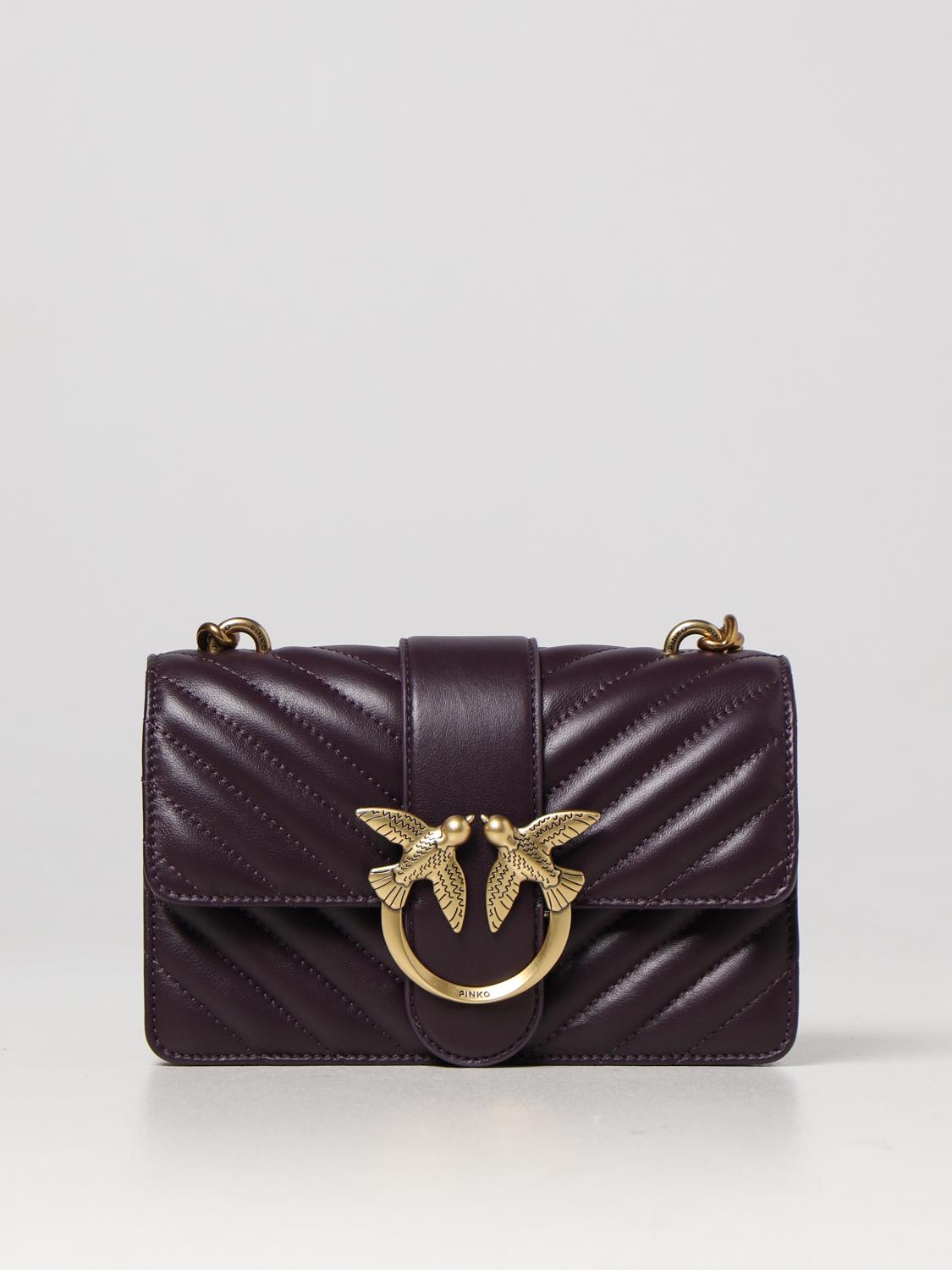 PINKO: Shoulder bag women - Violet | Pinko crossbody bag